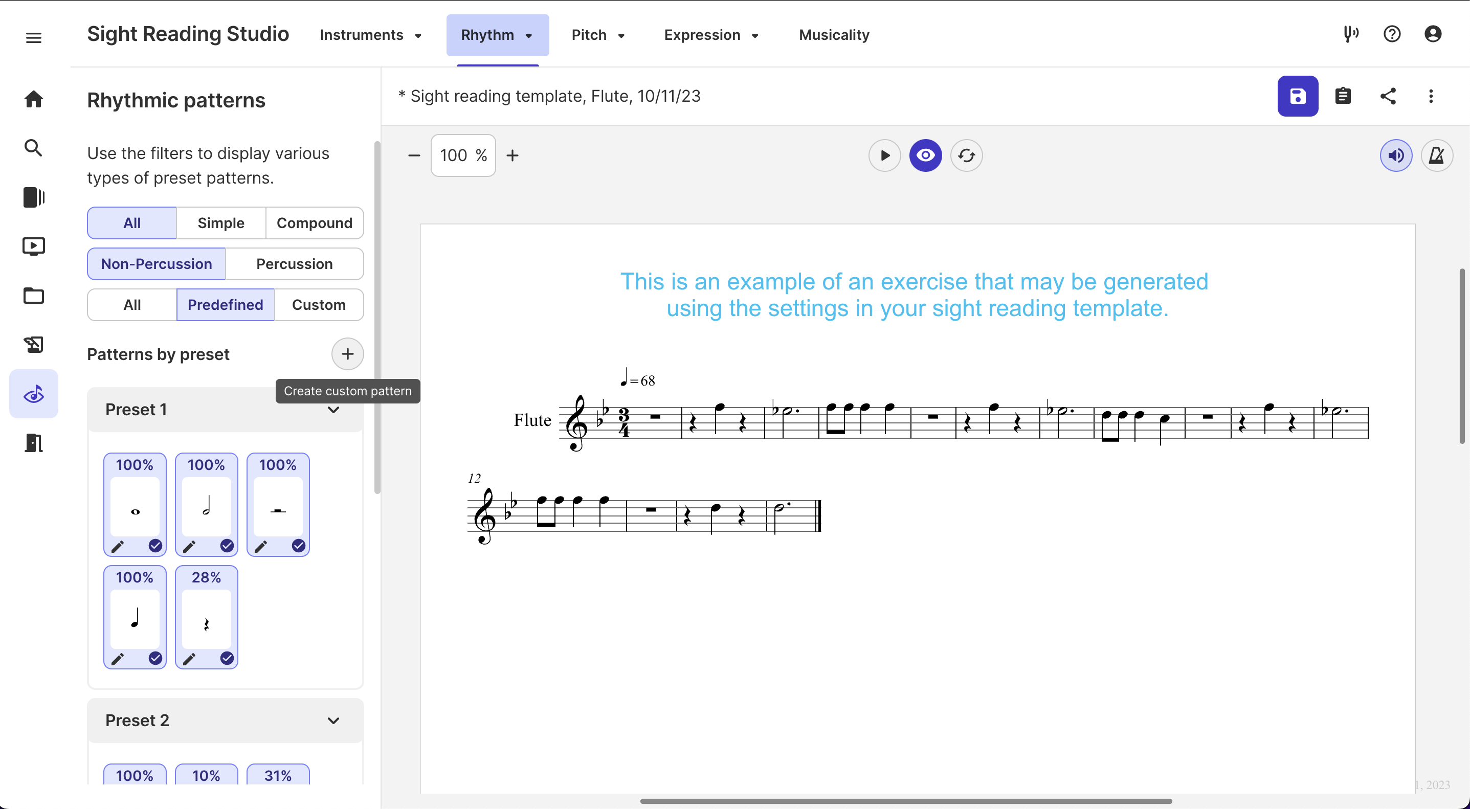 Sight Reading Studio Tips rhythm